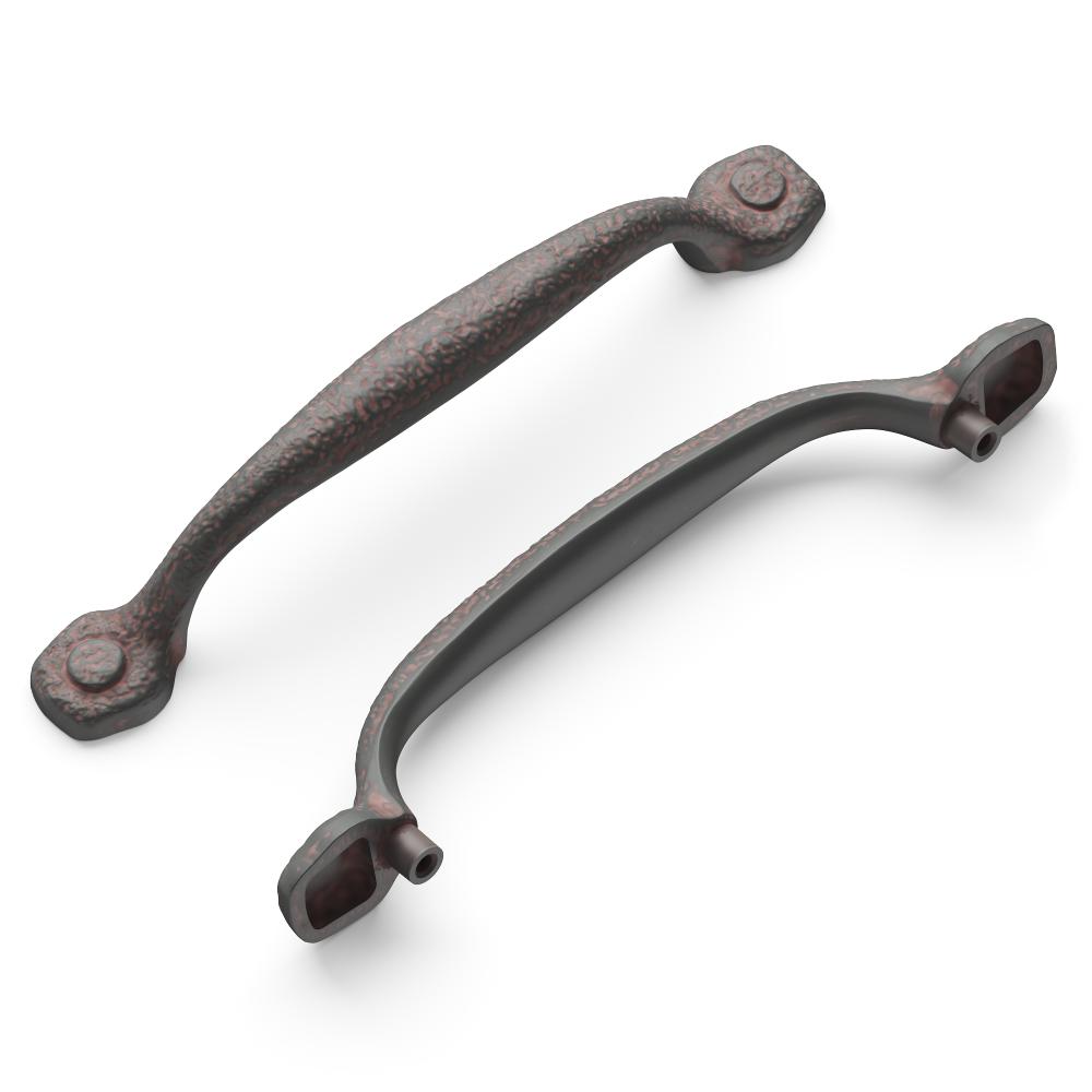 Hickory Hardware P2998-RI Refined Rustic Collection Pull 5-1/16 Inch (128mm) Center to Center Rustic Iron Finish